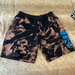 SUPER RARE SUPER UNIQUE ADIDAS ACID SPRAYED SHORTS